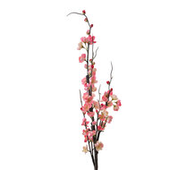 Clayre &amp; Eef   | Decoratie tak met bloemen Roze  7x7x115 cm | 5PL0110P