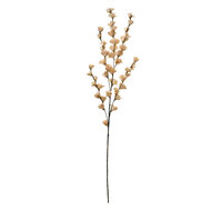 Clayre &amp; Eef   | Decoratie tak met bloemen Beige 6x6x102 cm | 5PL0115W