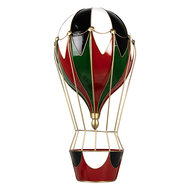 Clayre &amp; Eef   | Decoratie luchtballon rood groen 31x16x63 cm | 5Y1260