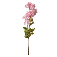 Clayre &amp; Eef   | Decoratie tak met bloemen Roze Groen 17x9x72 cm | 5PL0125LP