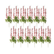 Clayre &amp; Eef   | Decoratie tak met bloemen (set 12) Roze 30x12x110 cm | 6PL0318LP