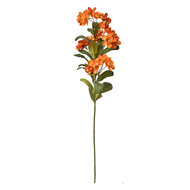 Clayre &amp; Eef   | Decoratie tak met bloemen Oranje Groen 17x14x70 cm | 6PL0344O