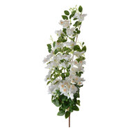 Clayre &amp; Eef   | Decoratie tak met bloemen Wit Groen 25x15x88 cm | 6PL0345W