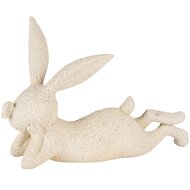 Dekoratief | Bunny liggend m/vlinder, resina, 29x12x19cm | A250129