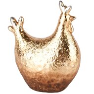 Dekoratief | Kip zittend, goud, TC, 15x8x17cm | A250735