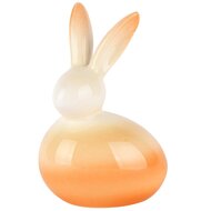 Dekoratief | Deco bunny, peach, dolomiet, 10x8x15cm | A250754