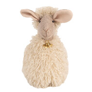 Clayre &amp; Eef   | Decoratie beeld Schaap Beige 20x21x28 cm | TW0616