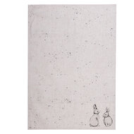 Clayre &amp; Eef   | Theedoek Beige Grijs 50x70 cm | BNS42