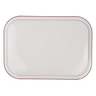 Clayre &amp; Eef   | Decoratief Dienblad Rood 40x29x2 cm | 6BL0136