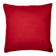 Clayre &amp; Eef   | Kussenhoes Rood Wit 44x44 cm | KT021.377