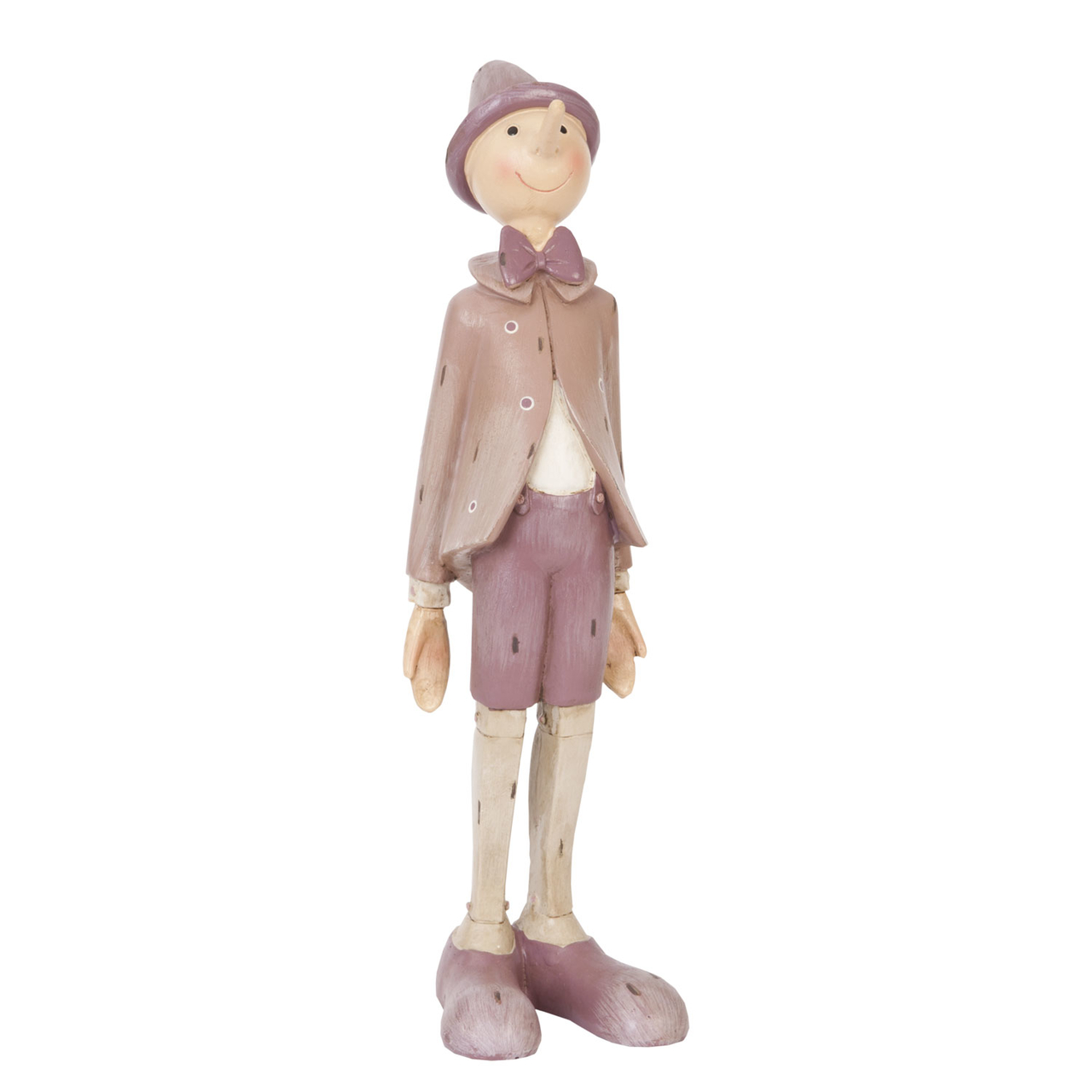 Decoratie figuur Pinokkio 9*8*30 cm Roze | 6PR0357 | Clayre & Eef