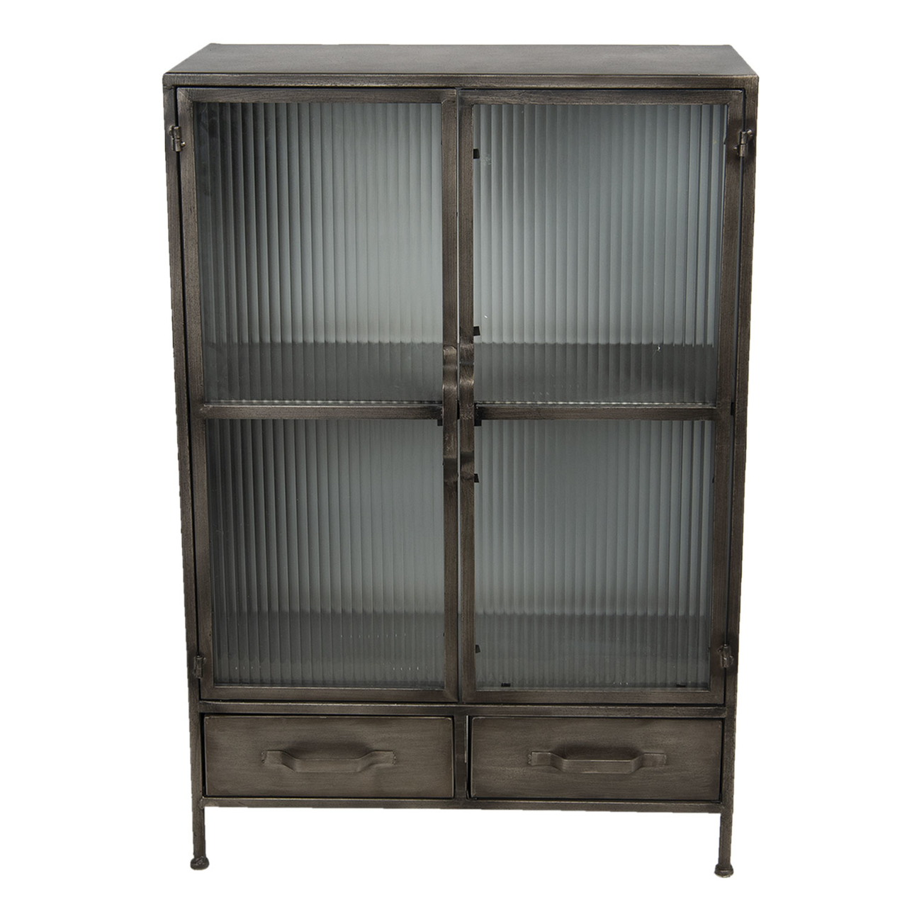 Clayre & Eef   | Vitrinekast Bruin 60x29x89 cm | 5Y0770