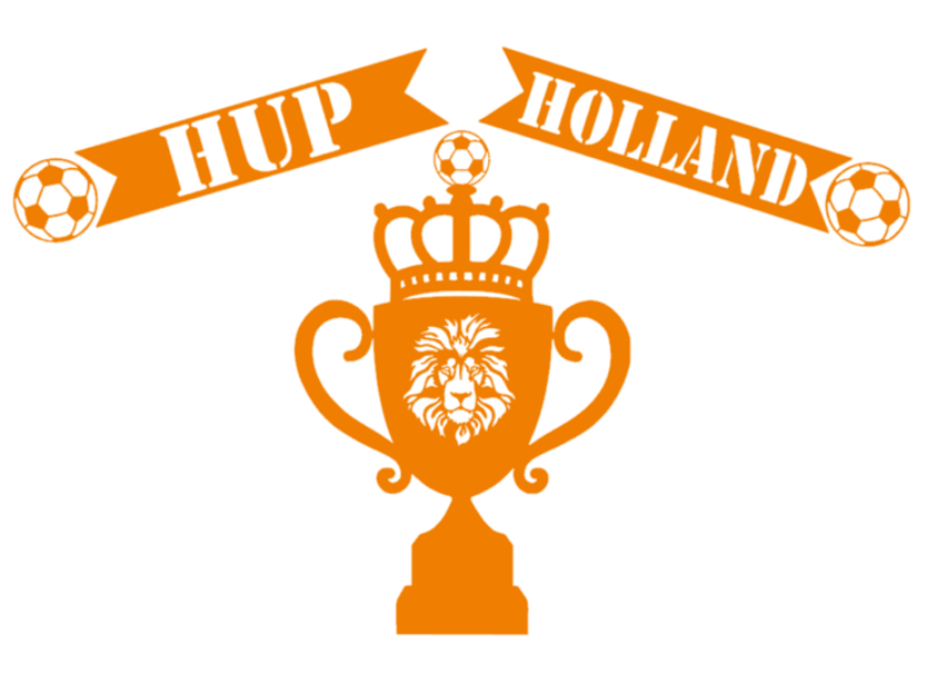 Voetbal (raam) sticker set herbruikbaar Beker leeuw hup holland | Rosami Decoratiestickers