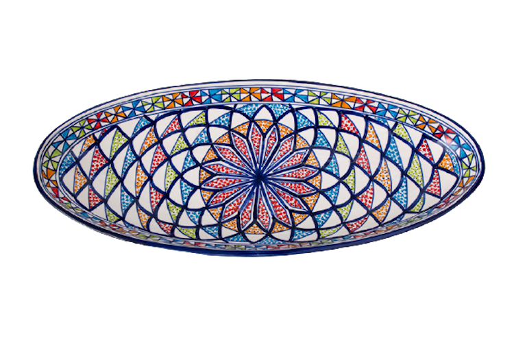 Naoura schaal ovaal 50 cm | OS.NA.50 | Dishes & Deco