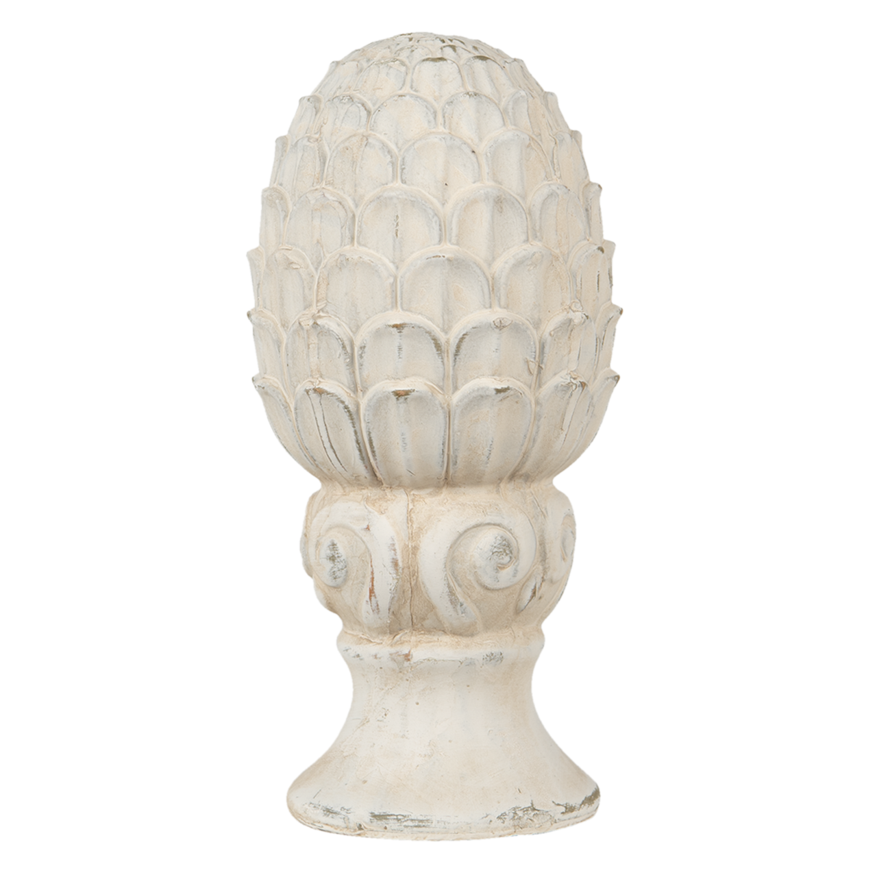 Clayre & Eef   | Decoratie Dennenappel Beige ø 10x18 cm | 6TE0394