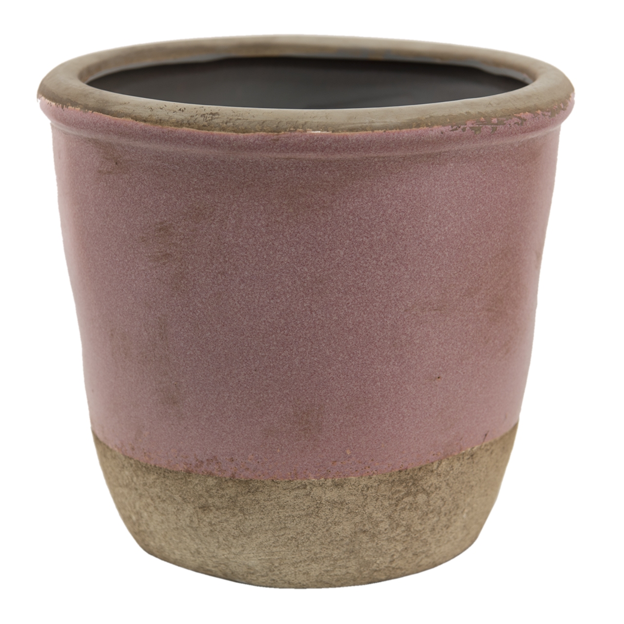 6CE1380XL Bloempot Binnen Roze, Beige ø 19*19 cm ø 19*19 cm Roze | 6CE1380XL | Clayre & Eef