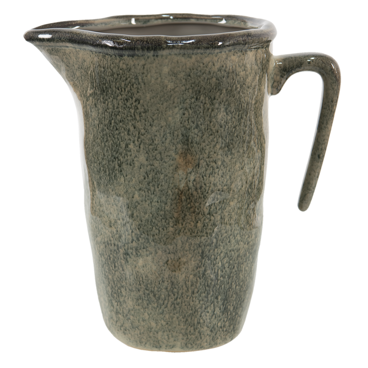 6CE1403 Decoratieve Schenkkan Groen 1850 ml 22*14*22 cm Groen | 6CE1403 | Clayre & Eef