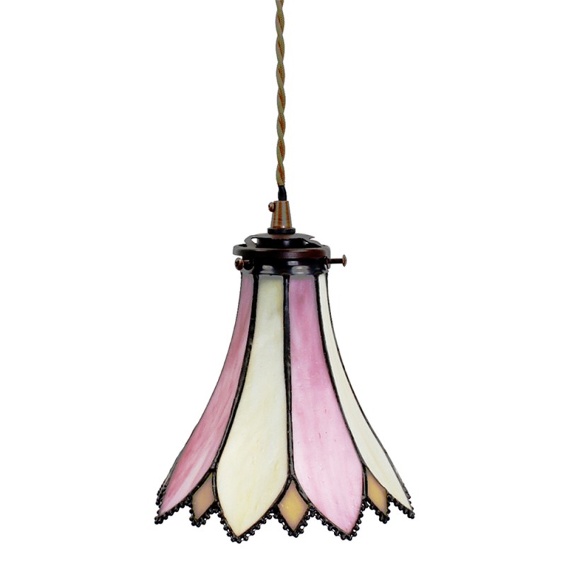 5ll-6196-hanglamp-tiffany-o-15115-cm-e14-max-140w-roze-beige-glas-metaal-hanglamp-eettafel-hanglampen-eetkamer