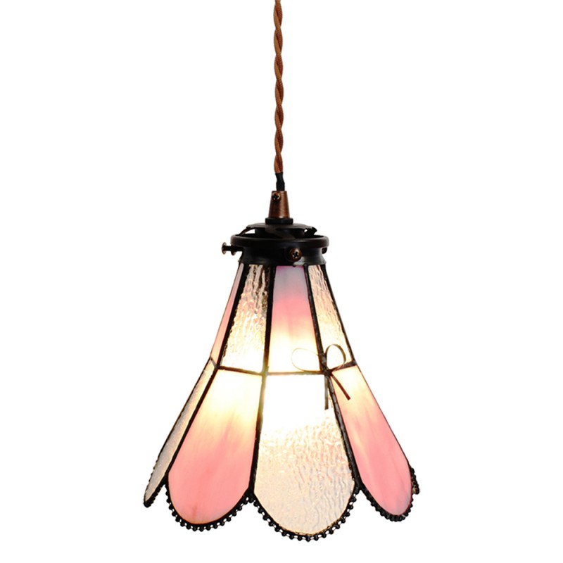 5ll-6217-hanglamp-tiffany-1815115-cm-e14-max-125w-roze-glas-metaal-hanglamp-eettafel