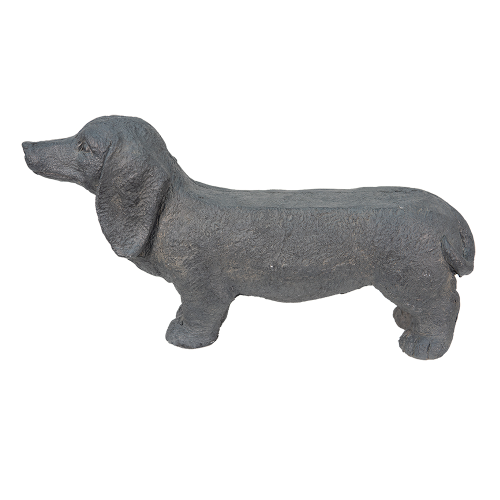 Clayre & Eef   | Hond Hond Grijs 74x19x39 cm | 5MG0019