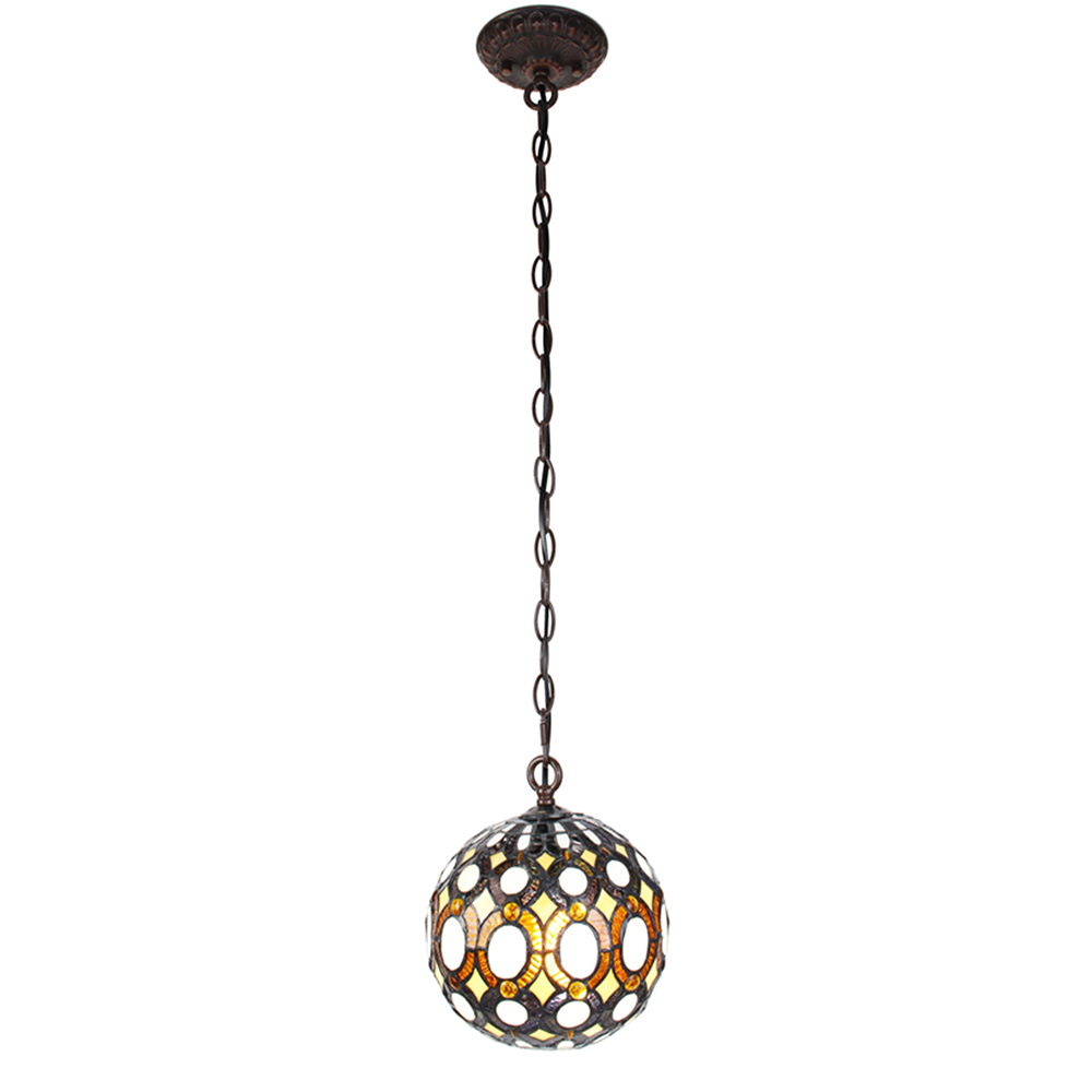 Clayre & Eef   | Hanglamp Tiffany ø 20x116 cm E14/max 1x25W | 5LL-6270