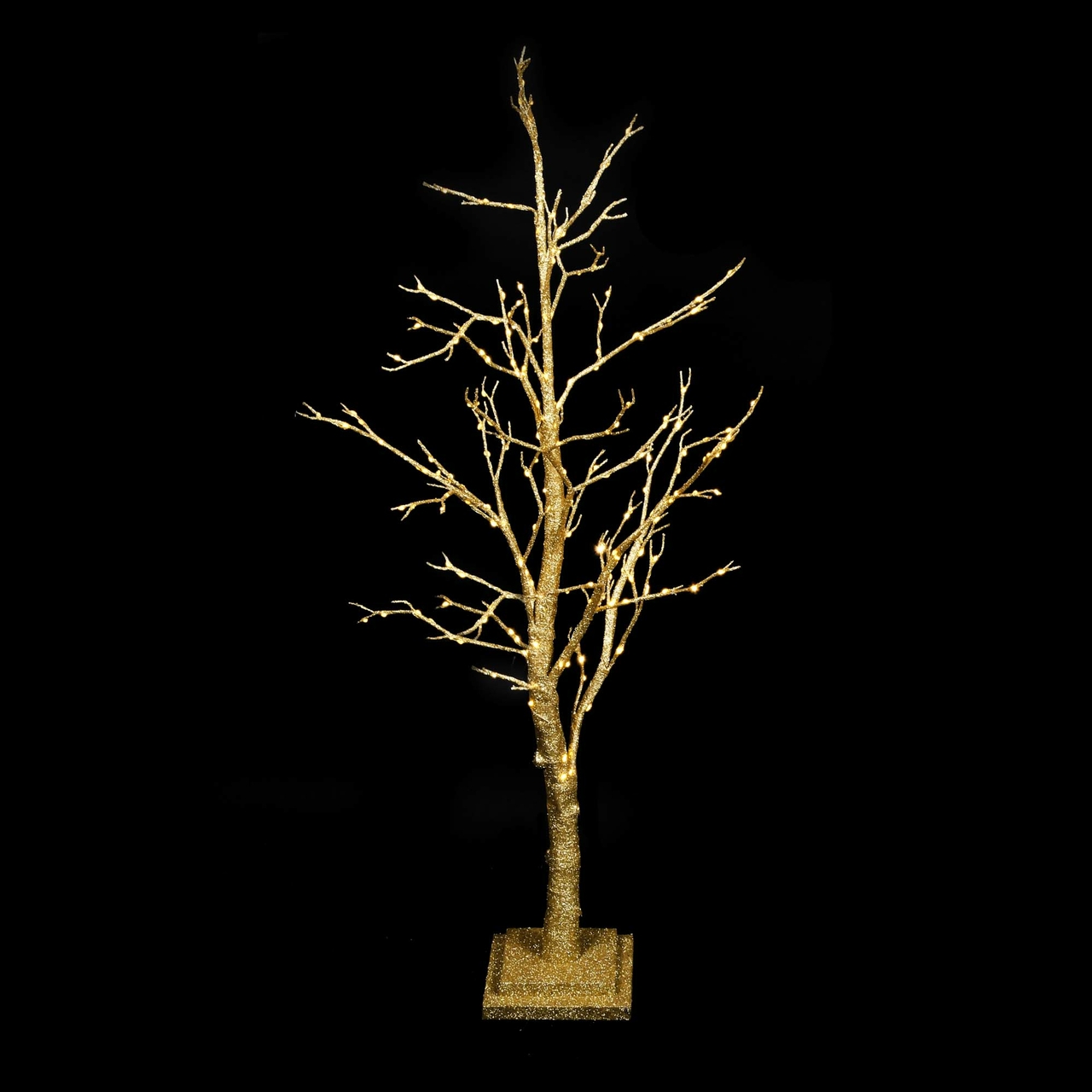 Dekoratief | Decoratieboom 'Gold Glitter', 240 LED, 110cm | A225971