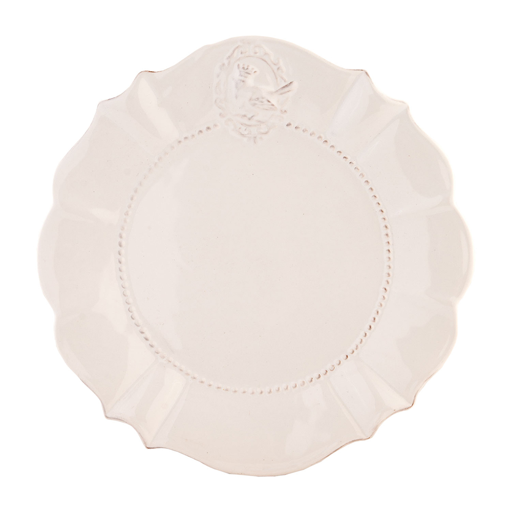 Clayre & Eef   | Servies Ontbijtbord Wit ø 21x1 cm | 6CE0271