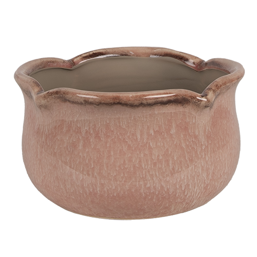 Clayre & Eef   | Bloempot Binnen Roze ø 15x9 cm | 6CE1717P