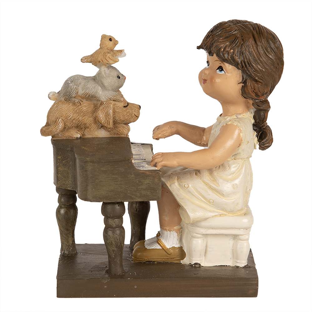 Clayre & Eef   | Decoratie kind Bruin 10x6x10 cm | 6PR5029