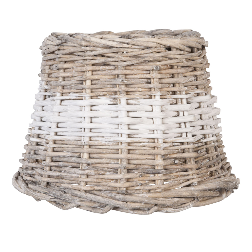 Clayre & Eef   | Lampenkap Beige ø 20x15 cm / E27 | 6RO0063BW