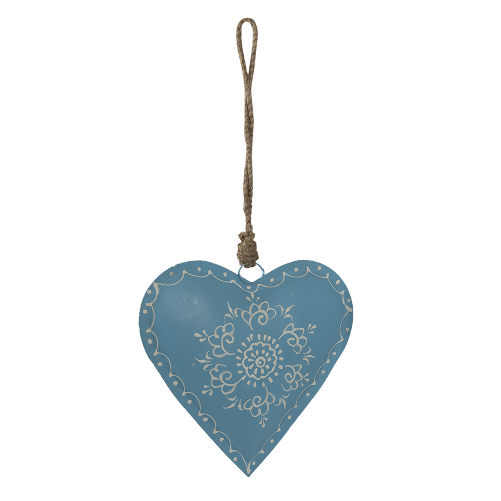 Clayre & Eef   | Decoratie hanger hart 16x5x16 cm | 6Y5269