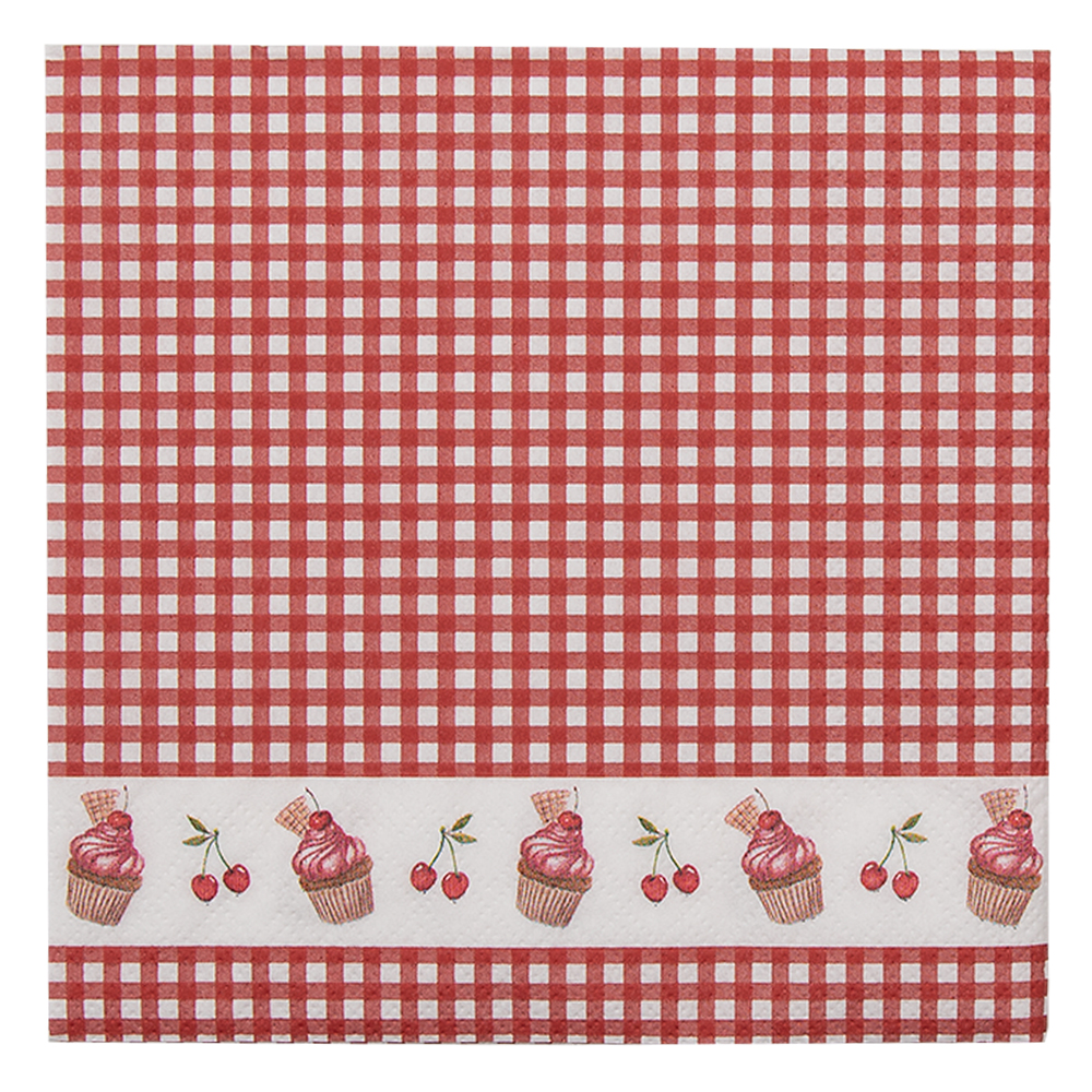 Clayre & Eef   | Papieren servetten 33x33 cm (20) | CUP73-2