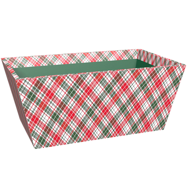 Dekoratief | Bakje 'Classic Check', 24x14x10cm | A245699