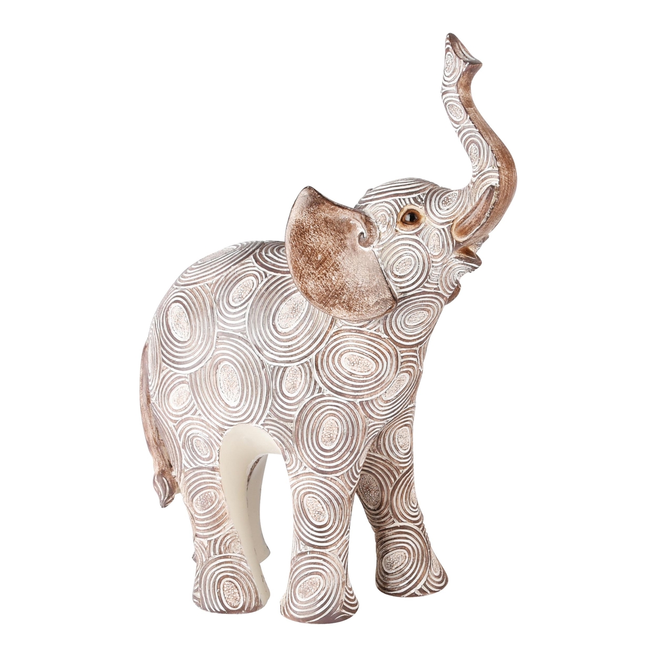 Dekoratief | Deco olifant 'Selly', naturel, resina, 19x8x26cm | A245933