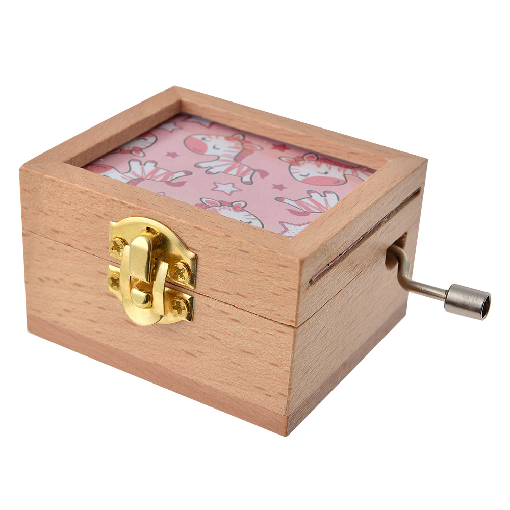 Clayre & Eef   | Muziekdoos Roze Bruin 9x6x4 cm | 65653