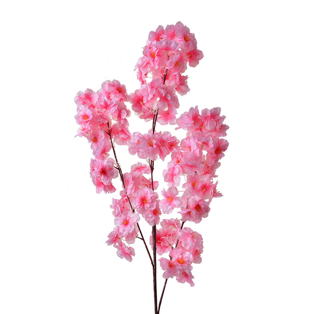 Clayre & Eef   | Decoratie tak met bloemen Roze 20x10x106 cm | 5PL0076