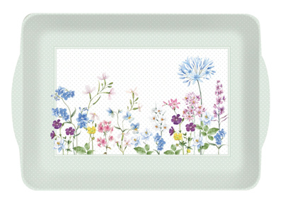 Dekoratief | Dienblad 'Floraison', pvc, 33x22cm | A231051