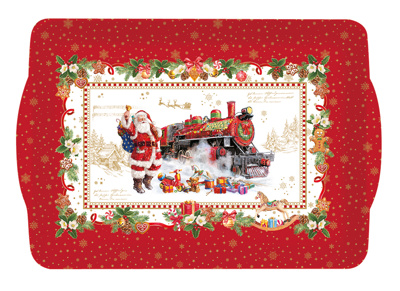 Dekoratief | Dienblad 'Christmas Memories', pvc, 33x22cm | A226041