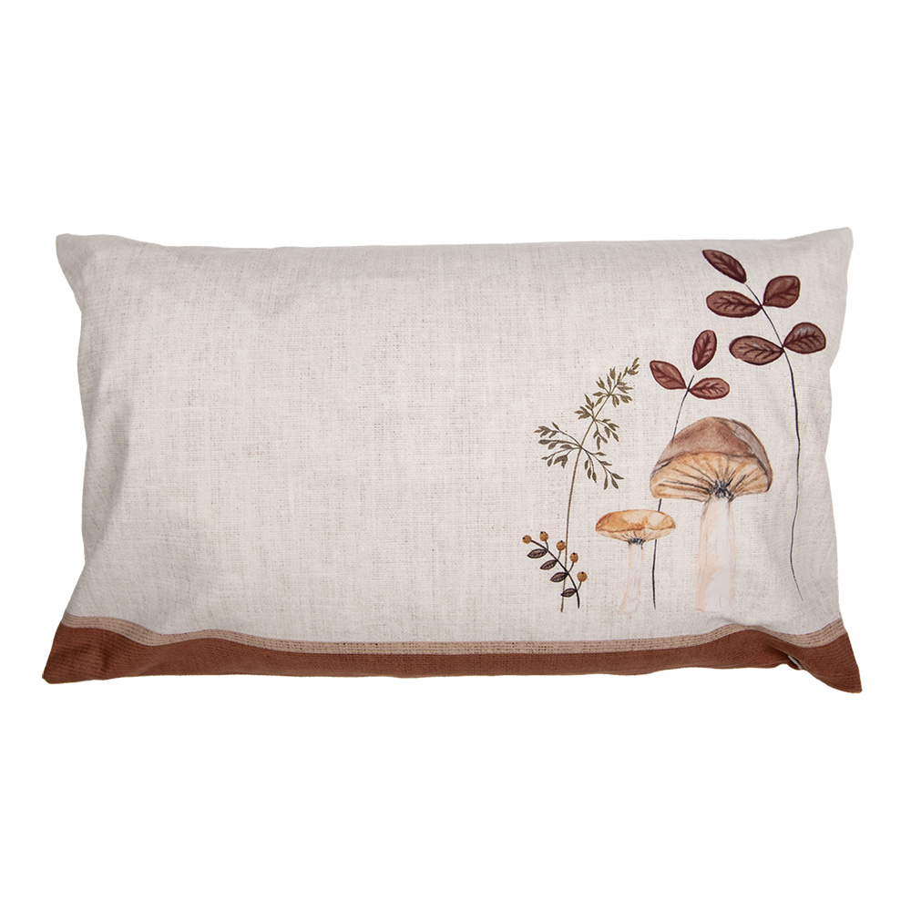 Clayre & Eef   | Kussenhoes Beige Bruin 30x50 cm | LFJ36