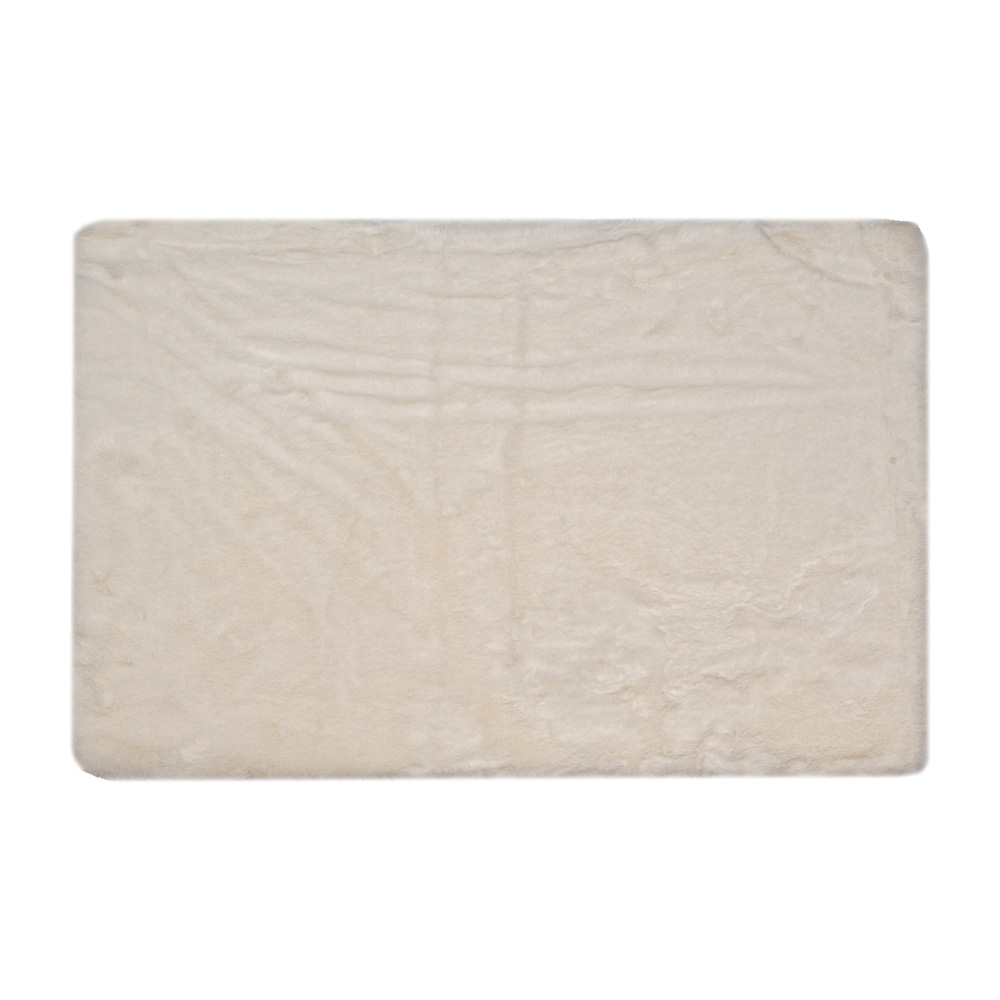 Clayre & Eef   | Badmat Wit 40x60x2 cm | KT080.068W