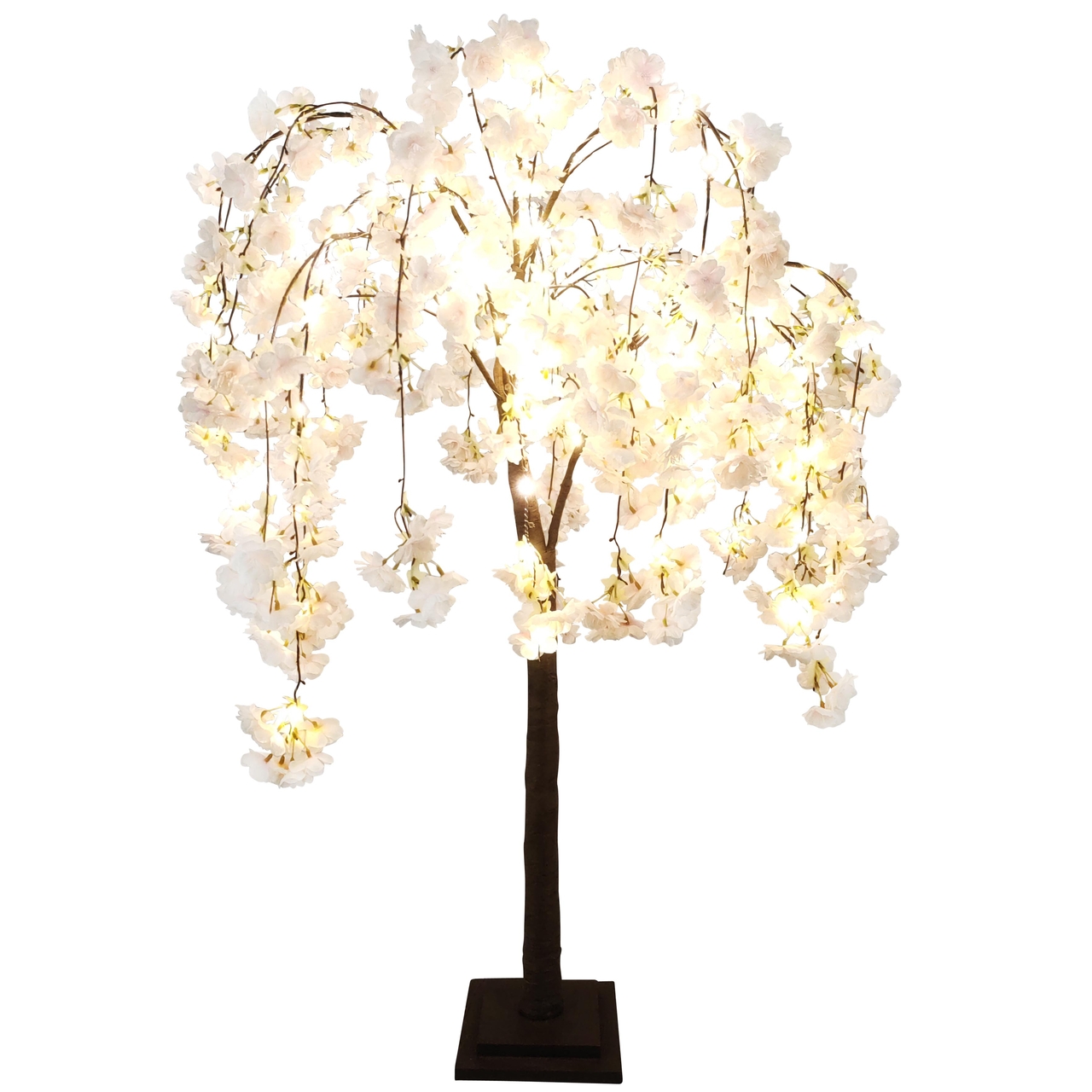 Dekoratief | Decoratieboom 'Cherry Blossom', papier/pvc/metaal, LED, 120cm | A250161