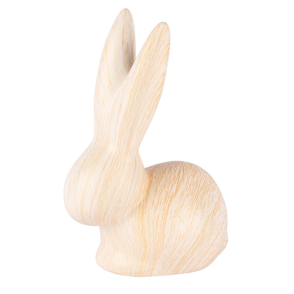 Dekoratief | Bunny zittend, naturel, keramiek, 11x7x16cm | A250936