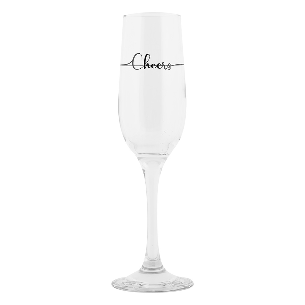 Clayre & Eef   | Champagneglas Transparant 200 ml | 6GL5197